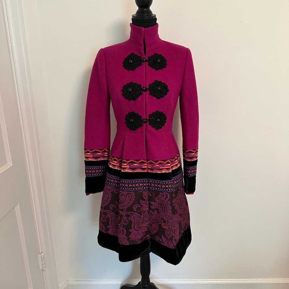 RARE Plenty by Tracy Reese Loma Coat in size 2